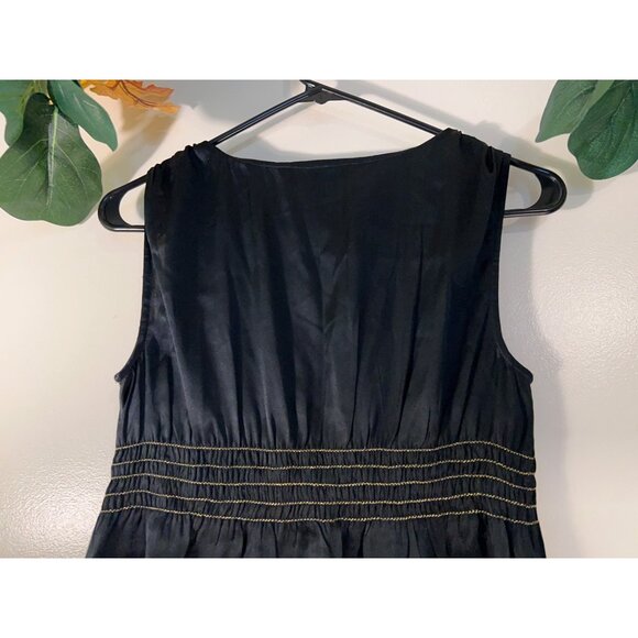 Y2K Express Design Studio Top Women’s Silk Grunge V-Neck Top - Picture 7 of 12